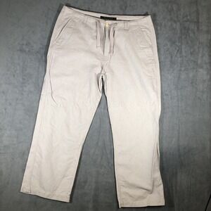 Sean John Men's Linen Blend Pants Size 38 Gray Summer Beach Casual Y2K Preowned